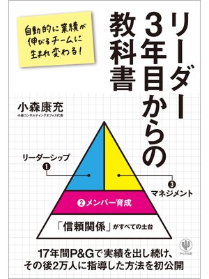 cover image of リーダー3年目からの教科書